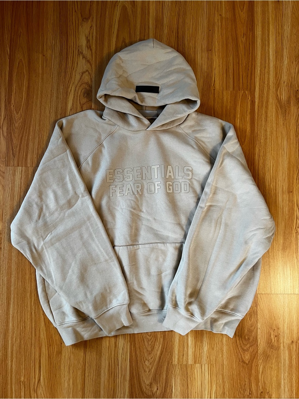 Essentials Fear Of God New Without Tags Sand/Cream Hoodie